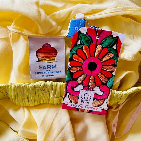 FARM RIO Strapless Printed Midi Split Dress - Picture 9 of 12